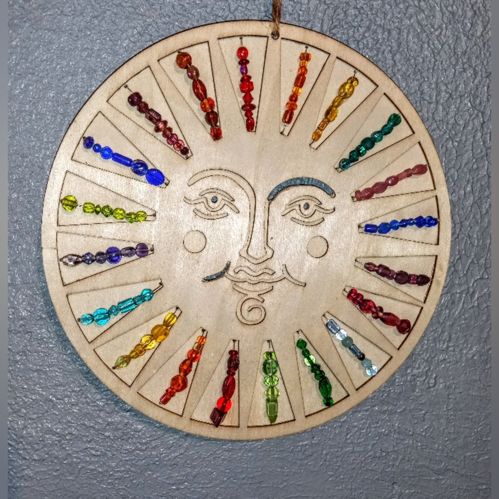 Hand Crafted wood sun catcher